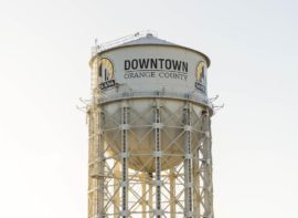 Santa Ana water tower location picture